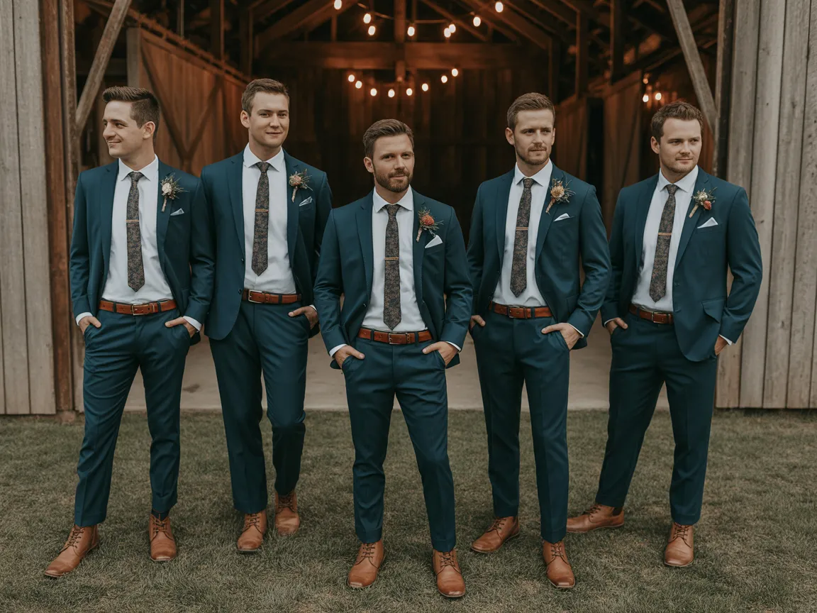 Rustic Navy Blue