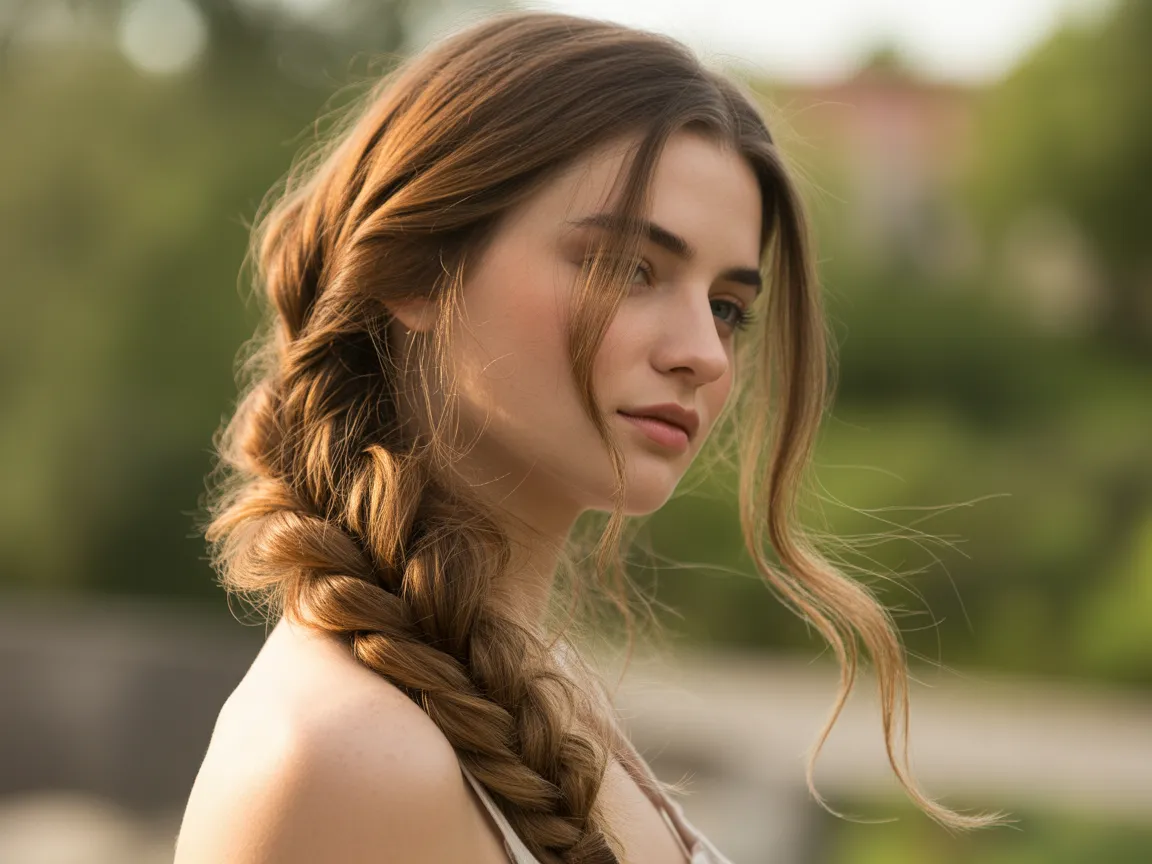Side Braid Style