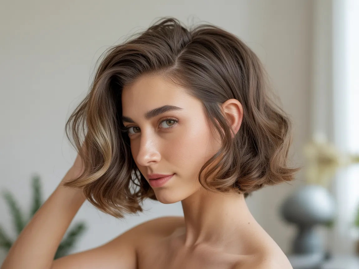 Side-Parted Volume Bob