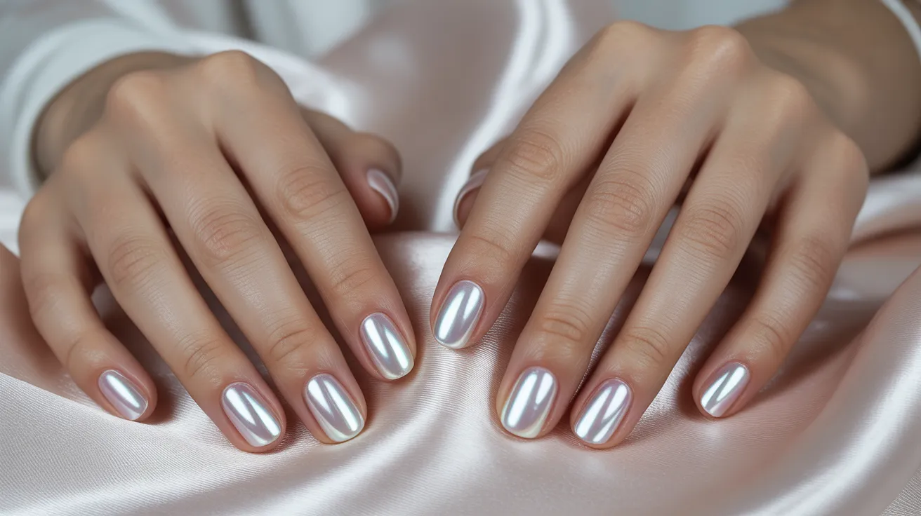 White Pearl Nails