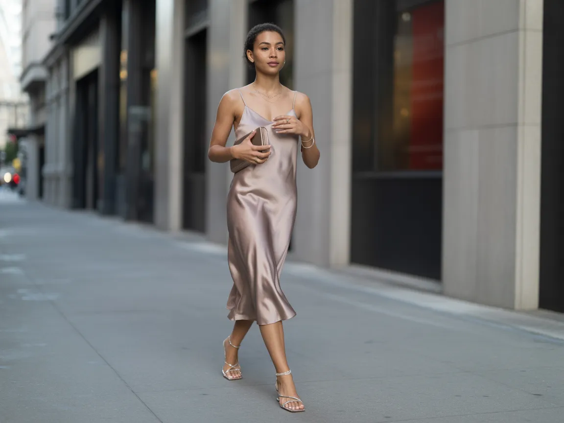 90s Slip Dress Style