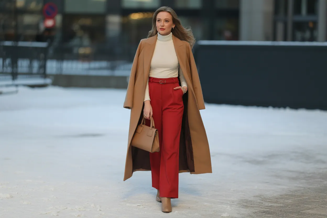 Camel Coat Layers