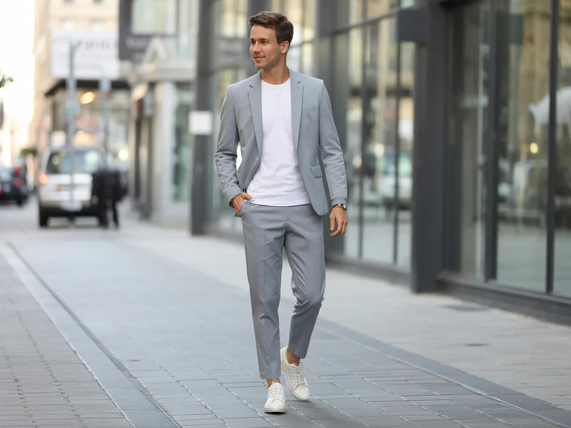 Crisp White Sneakers