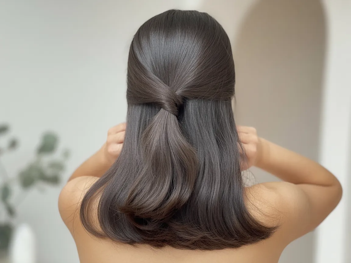 Half-Up Ponytail