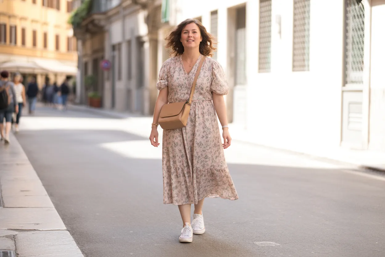 Midi Dress Sneakers