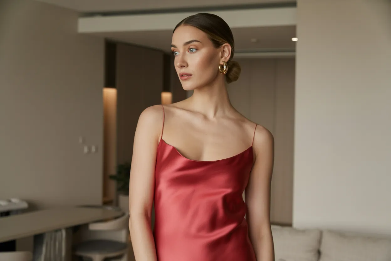 Minimalist Satin Slip