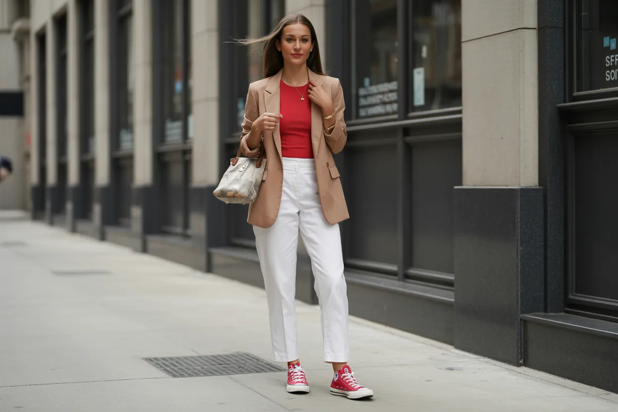 Red Converse Style
