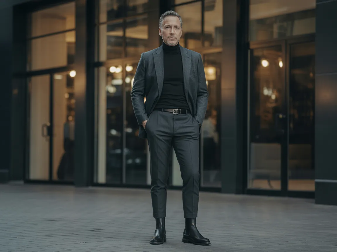 Turtleneck Evening Style