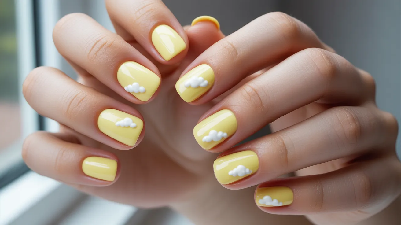 Cute Cloud Nails