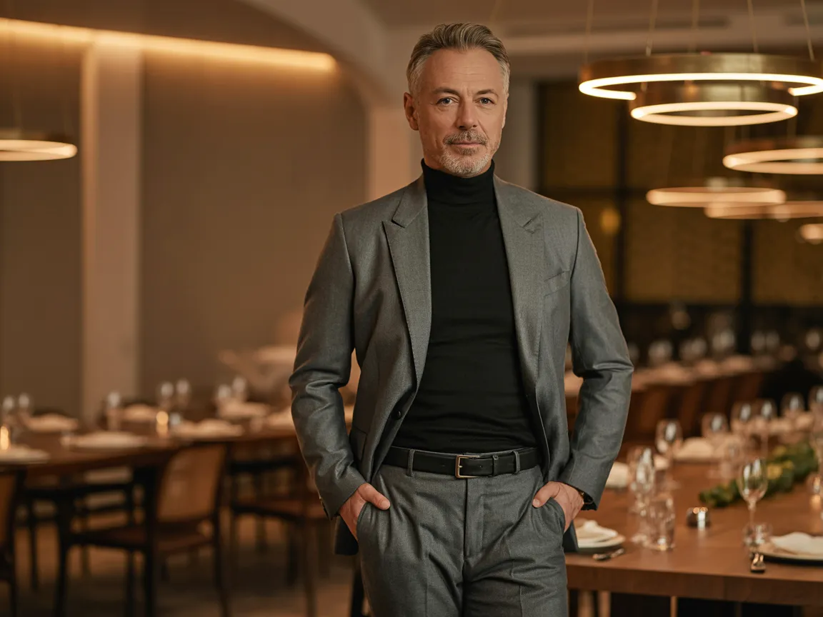 Grey Suit Simplicity