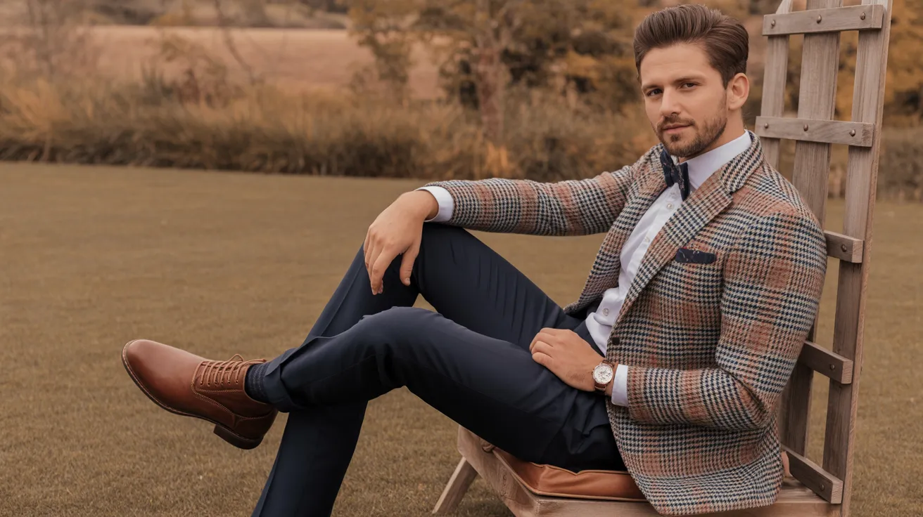 Patterned Blazer Combo