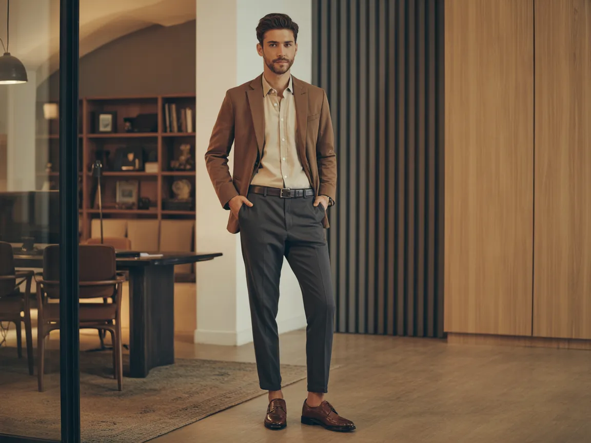 Brown Blazer Pairing