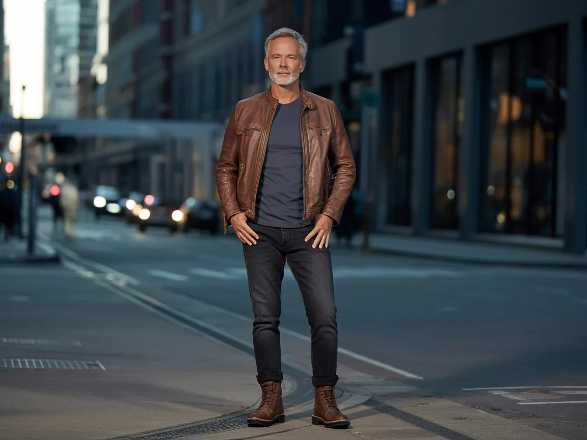 Casual Leather Jacket
