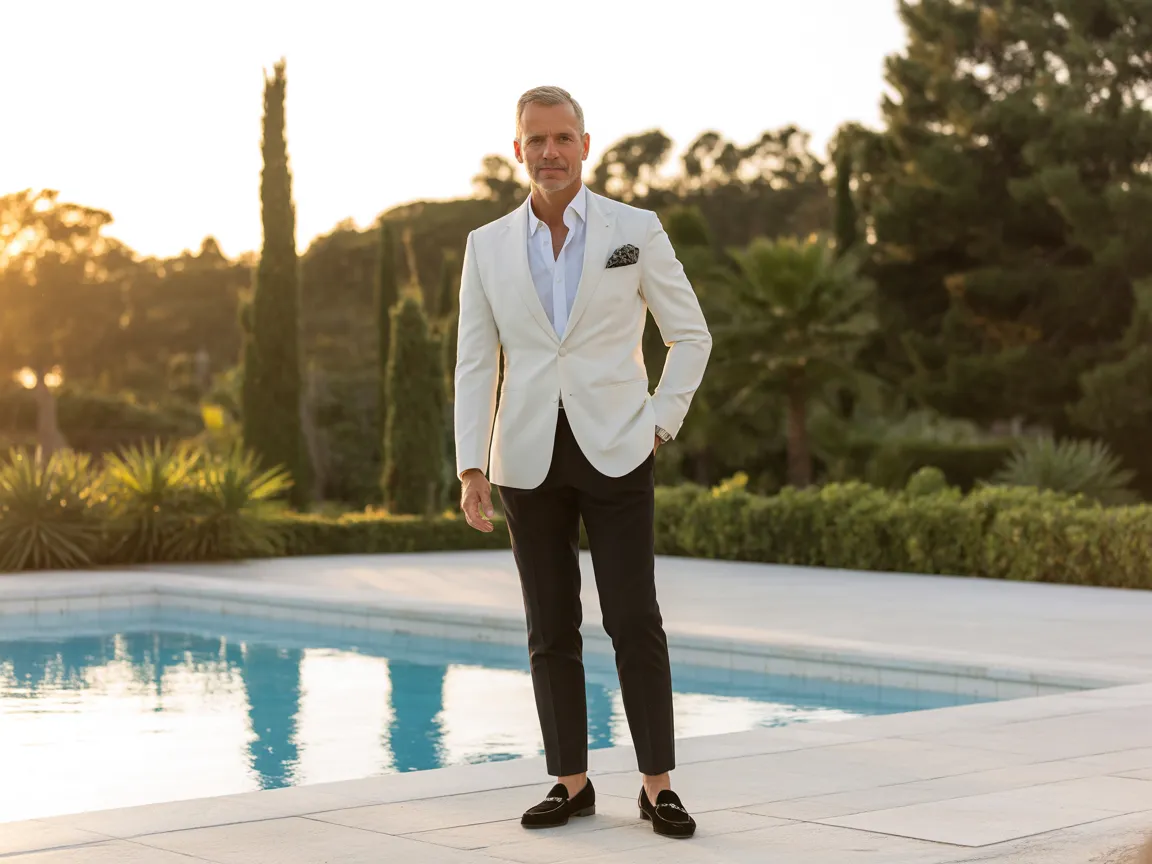 Crisp White Blazer