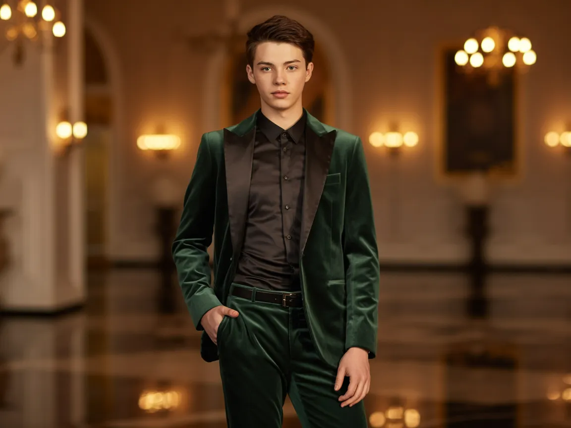 Forest Green Velvet