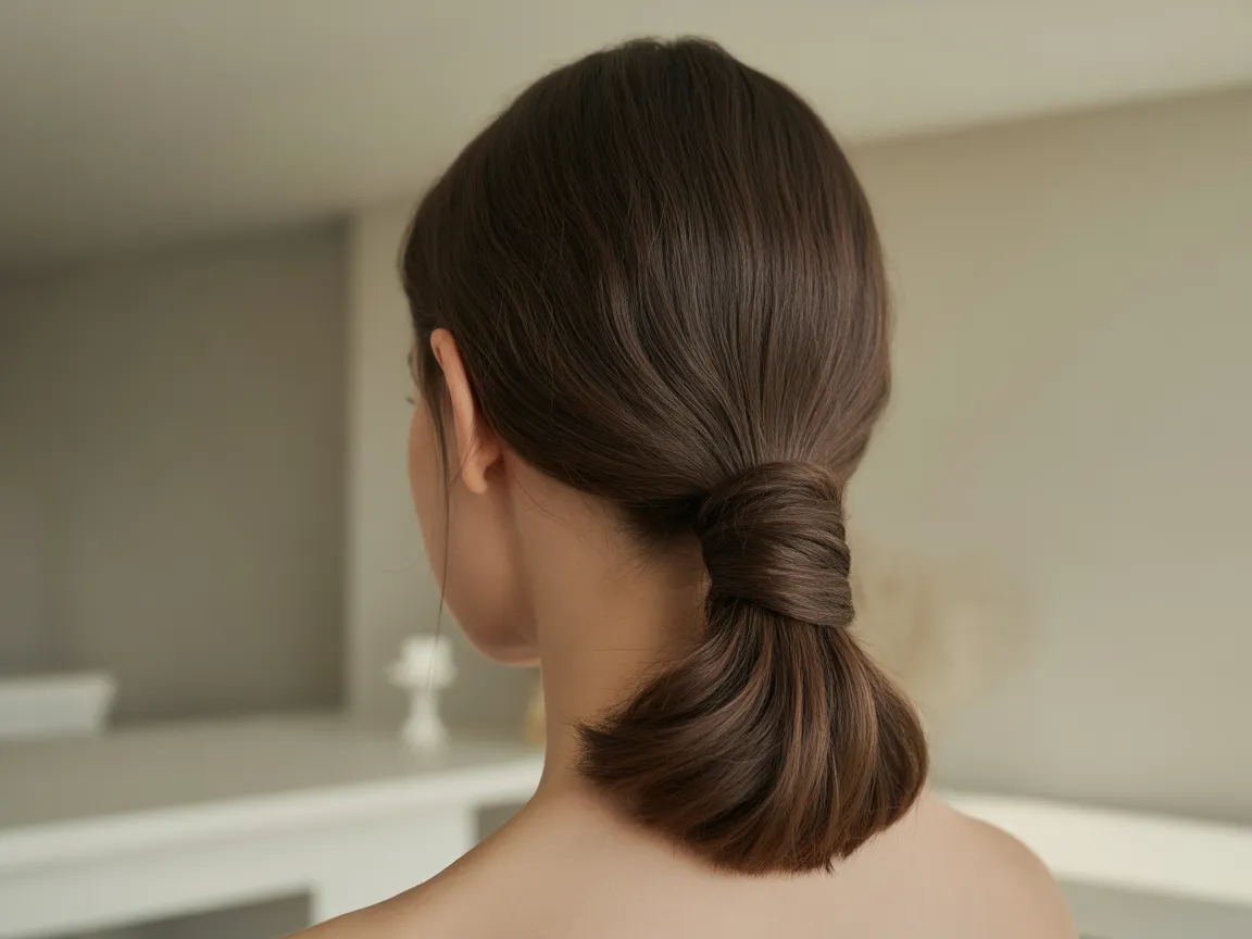 Low Ponytail Twist