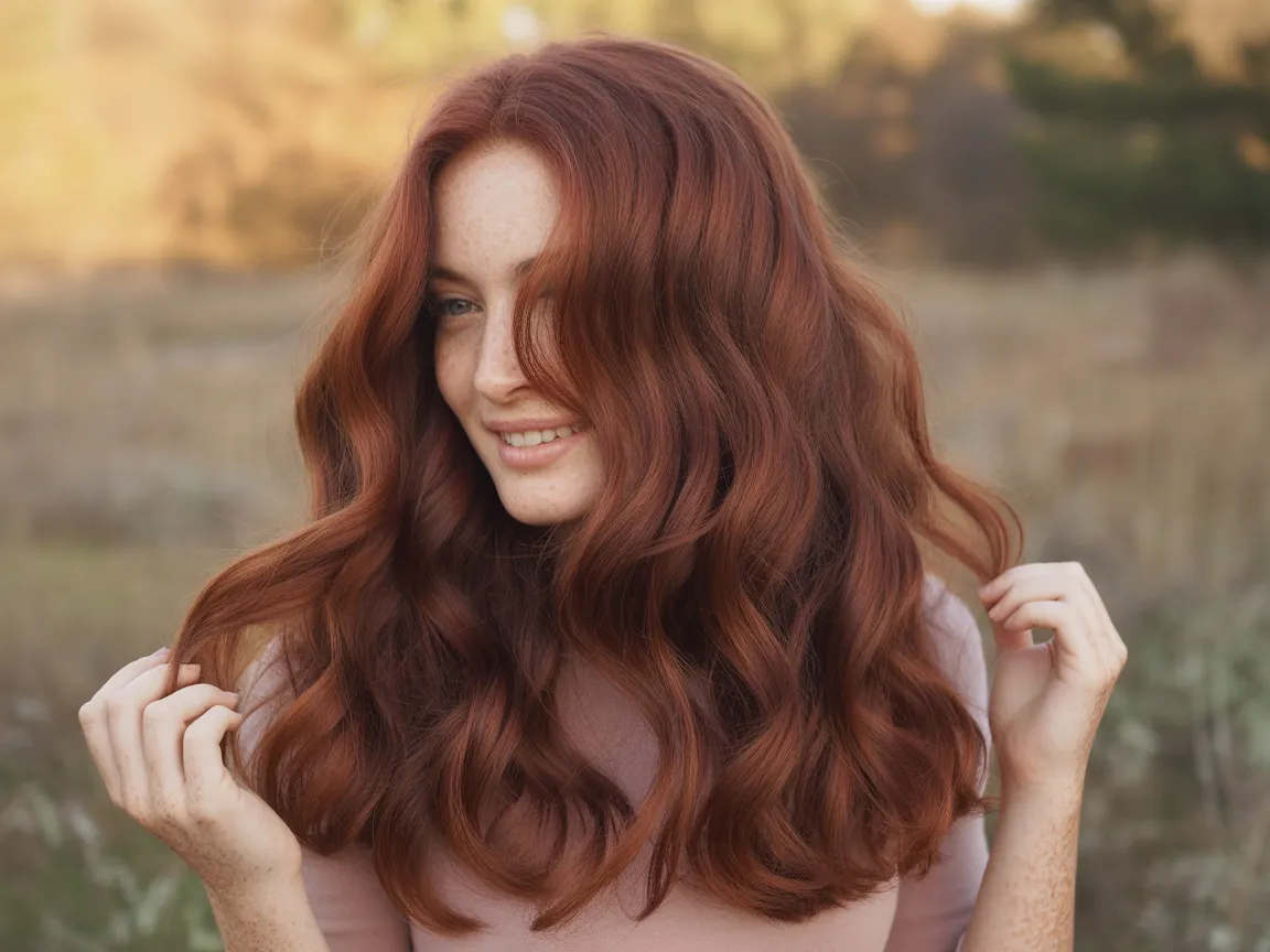 Reddish Brown Auburn Blend