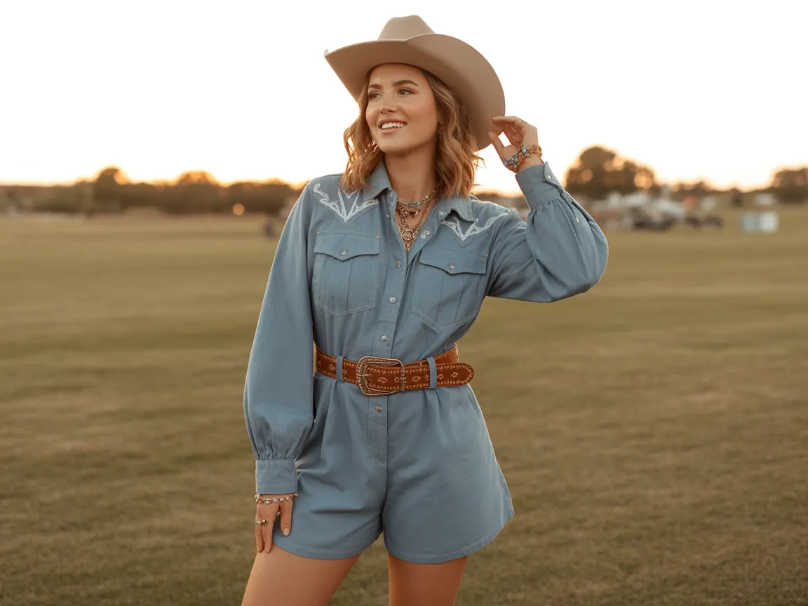 Romper Concert Look