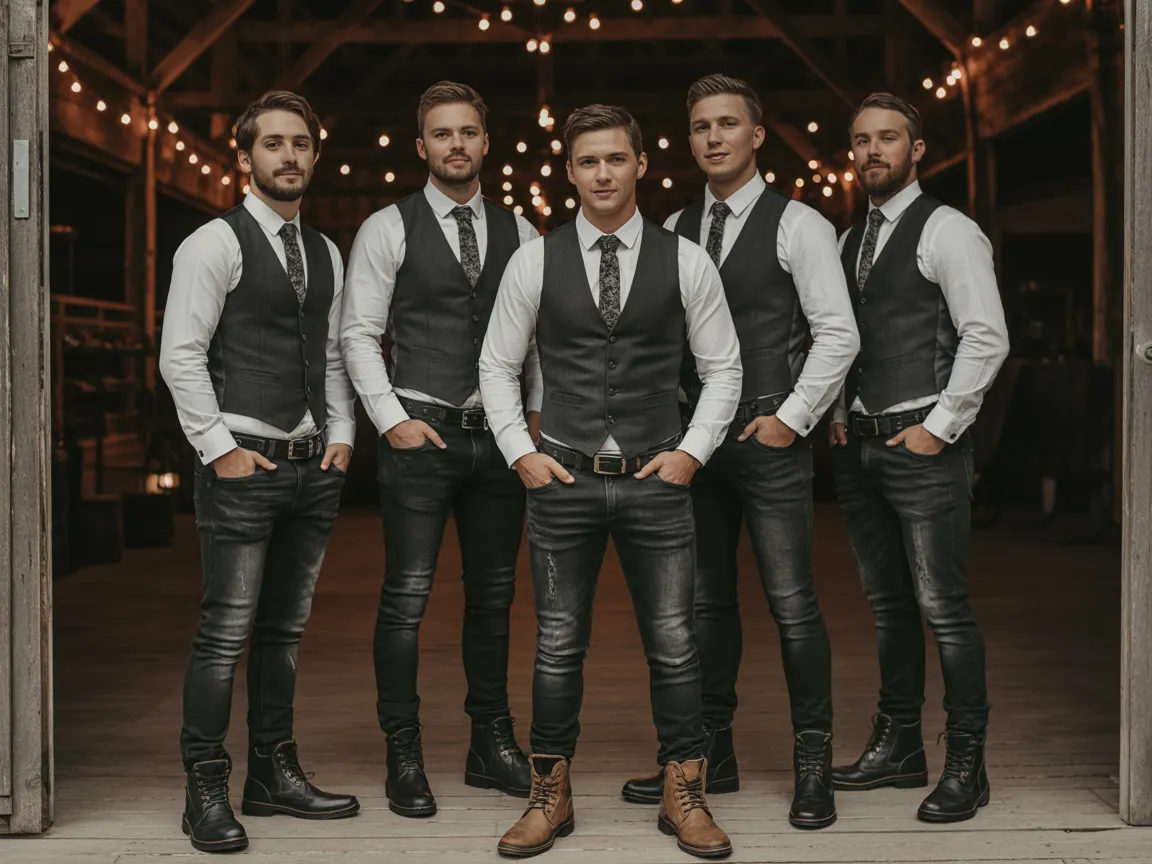 Rustic Black Denim