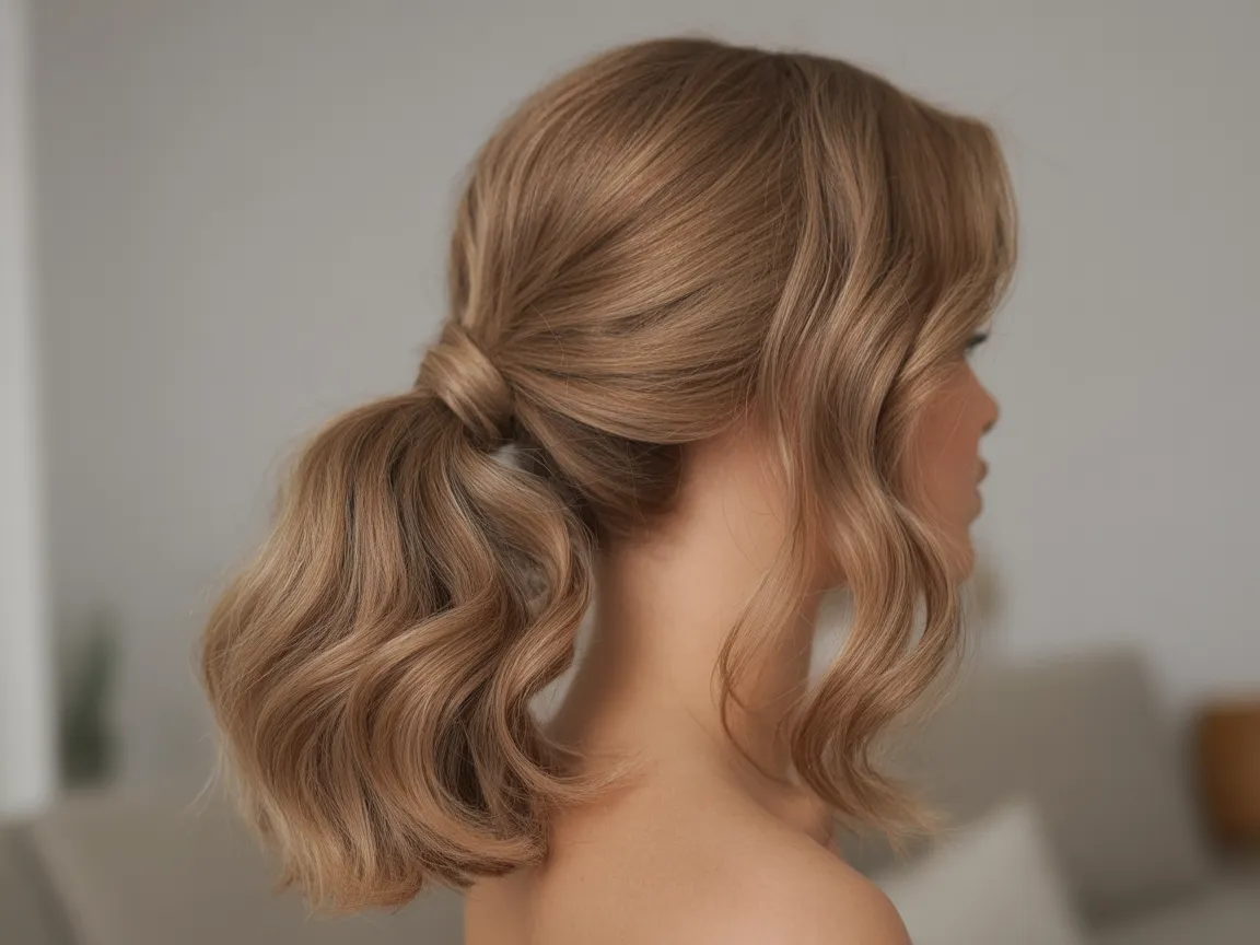 Side-Part Ponytail
