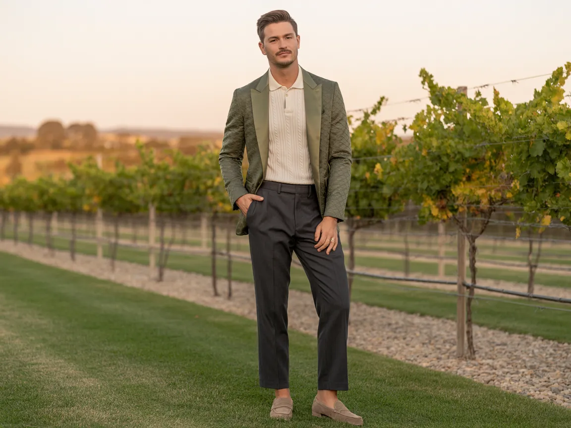 Textured Blazer Style