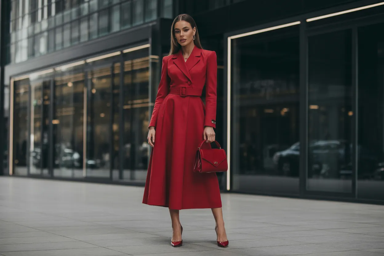 Classy Monochrome Red