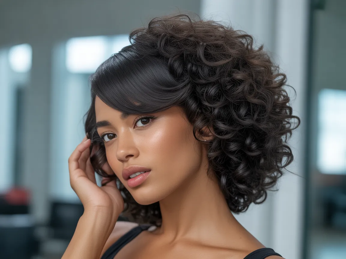 Curly Sleek Puff