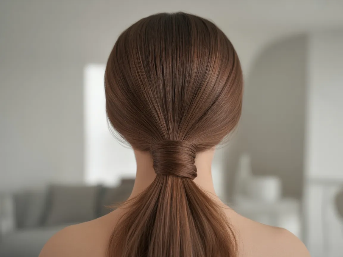 Wrapped Base Ponytail