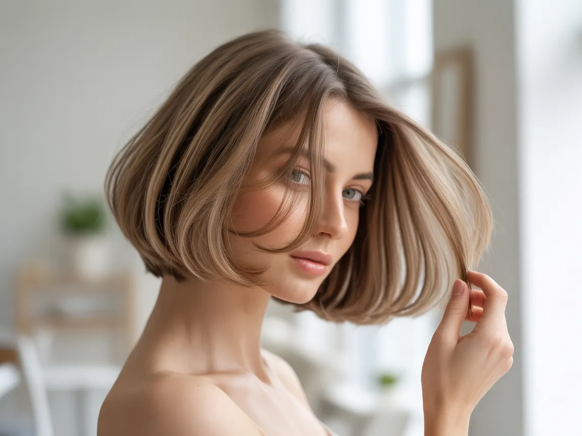 Feathered Layer Bob