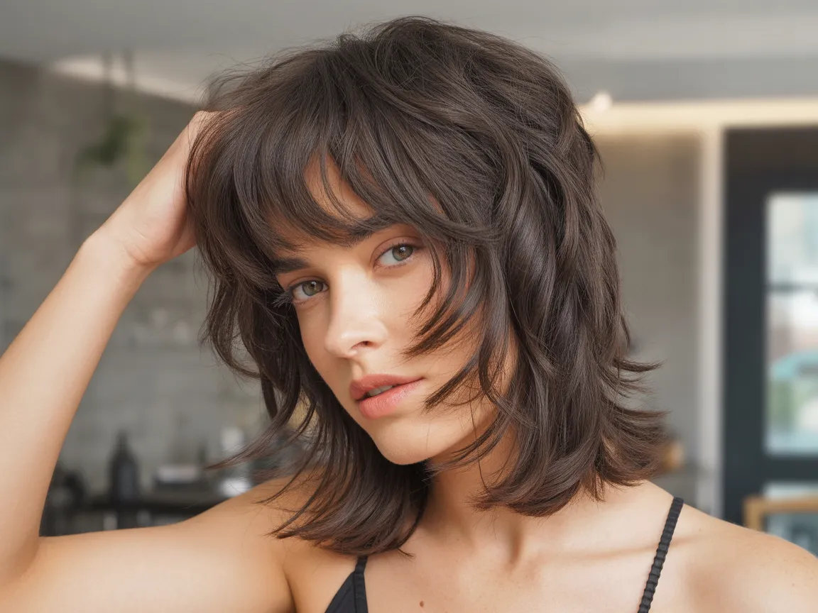 Layered Mid-Length Shag