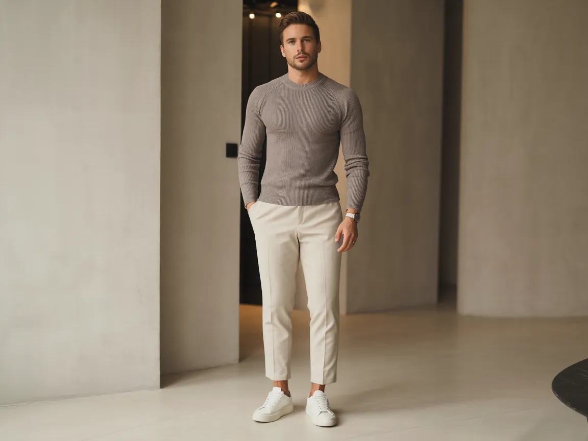Neutral Knit Elegance