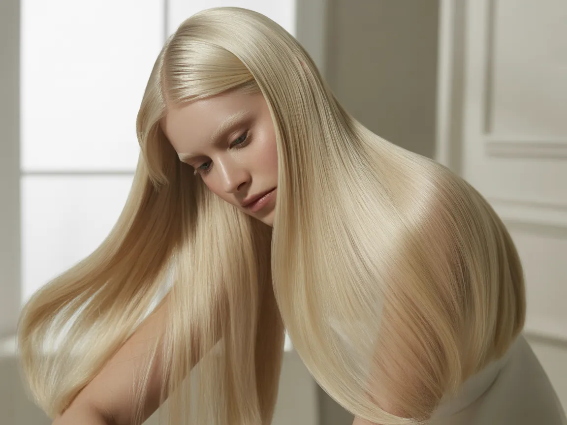 Pearl Blonde Straight Finish