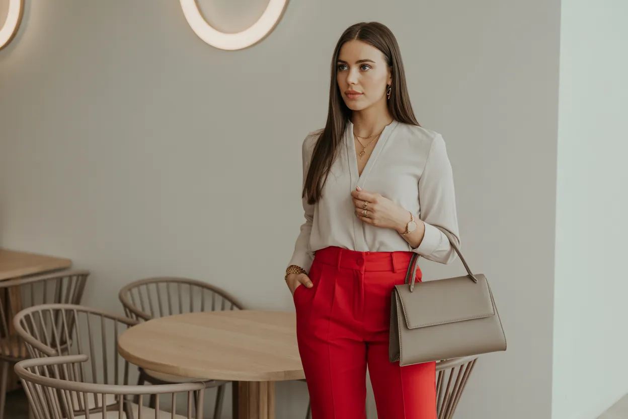 Red Trouser Minimalism