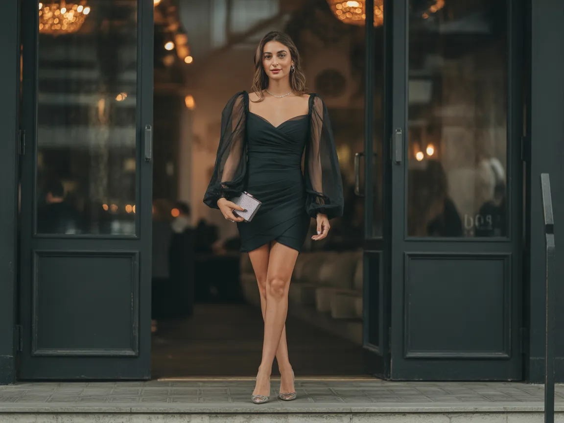 Sheer Sleeve Drama