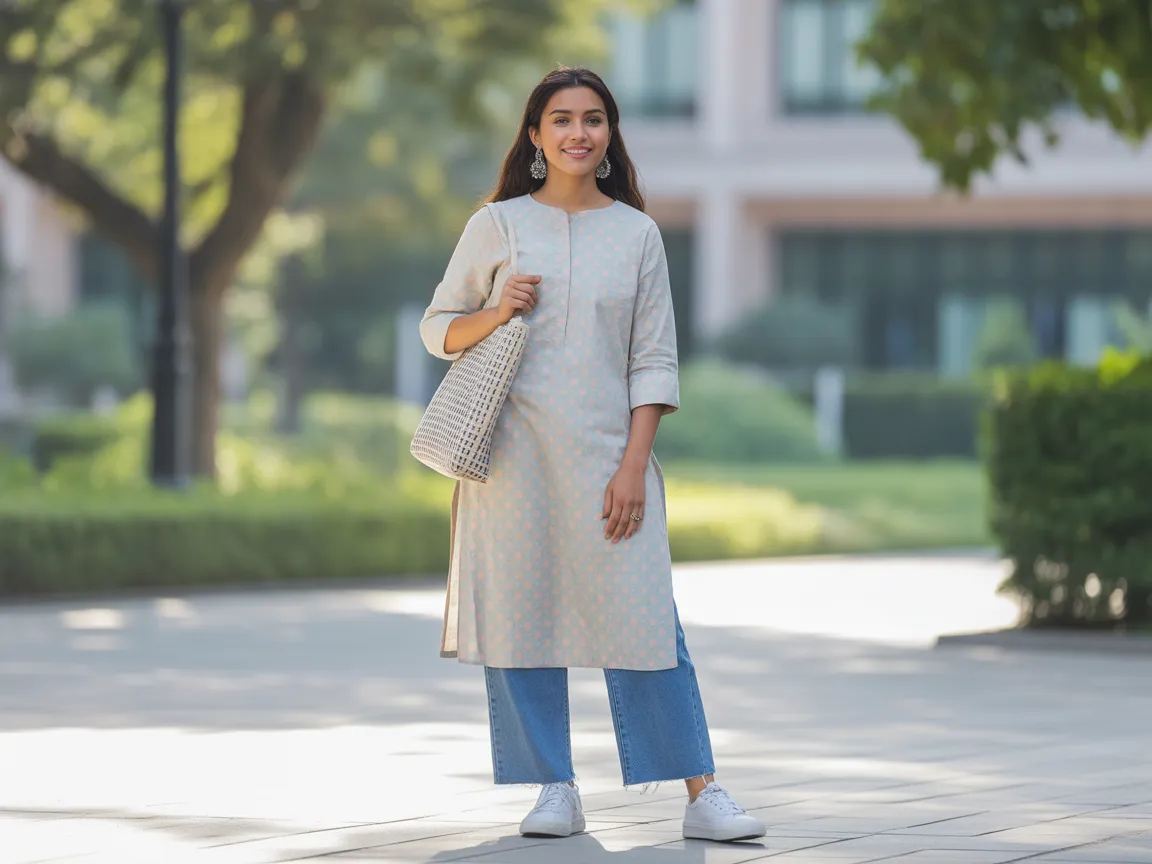 Simple Kurti Jeans