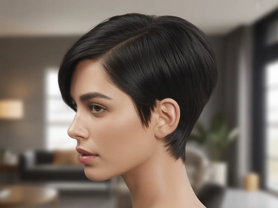 Sleek Tapered Pixie