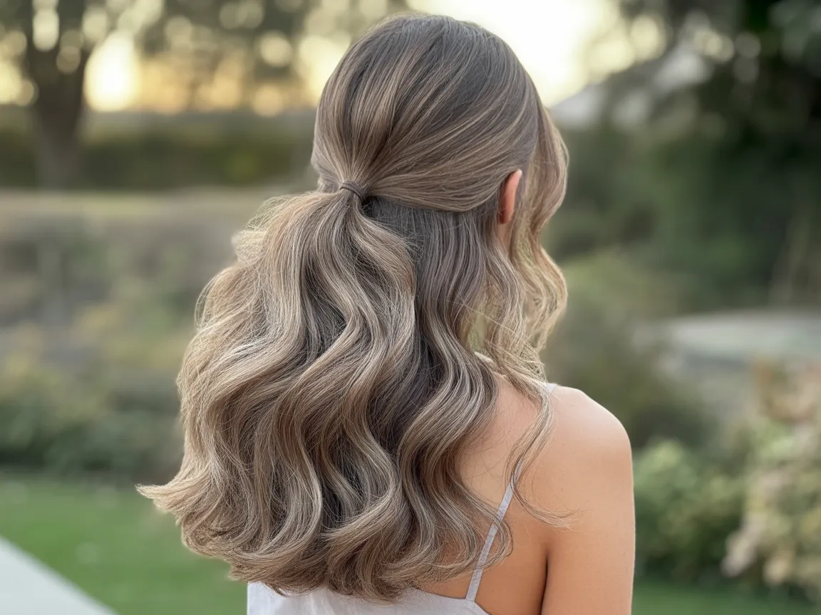 Soft Wavy Ponytail