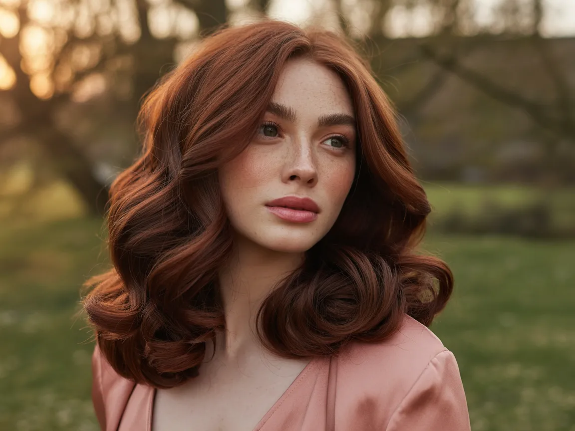 Auburn Brown Softness