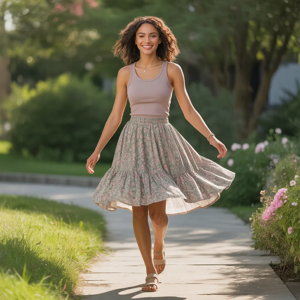 Printed Summer Skirt