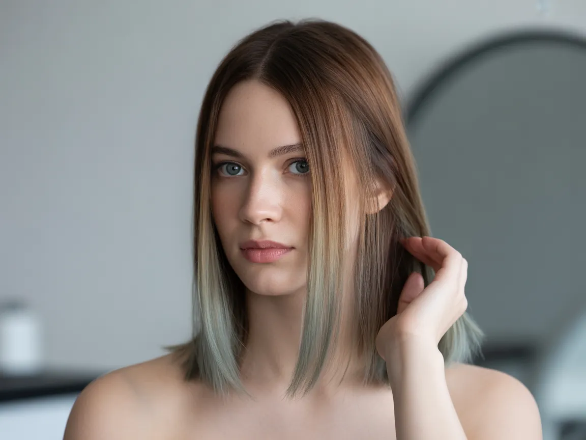 Smoky Brunette Fade