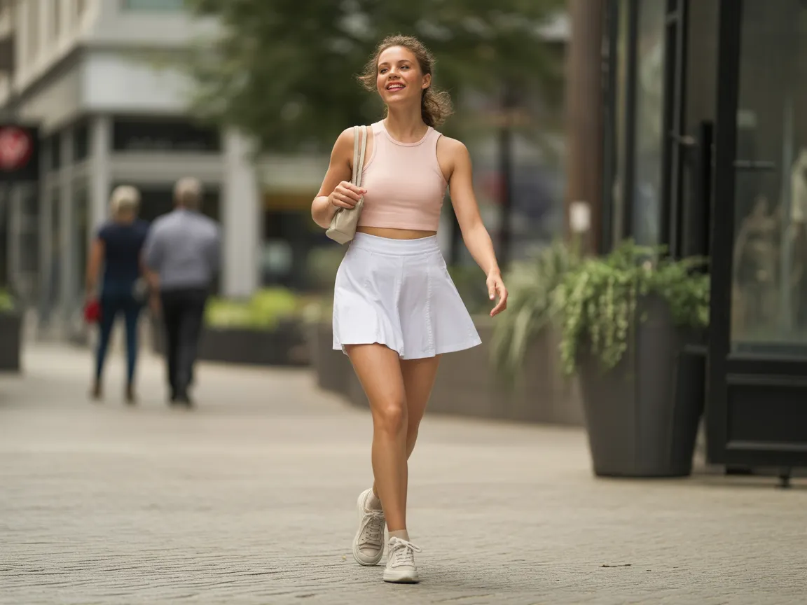Cute Skort Outfit