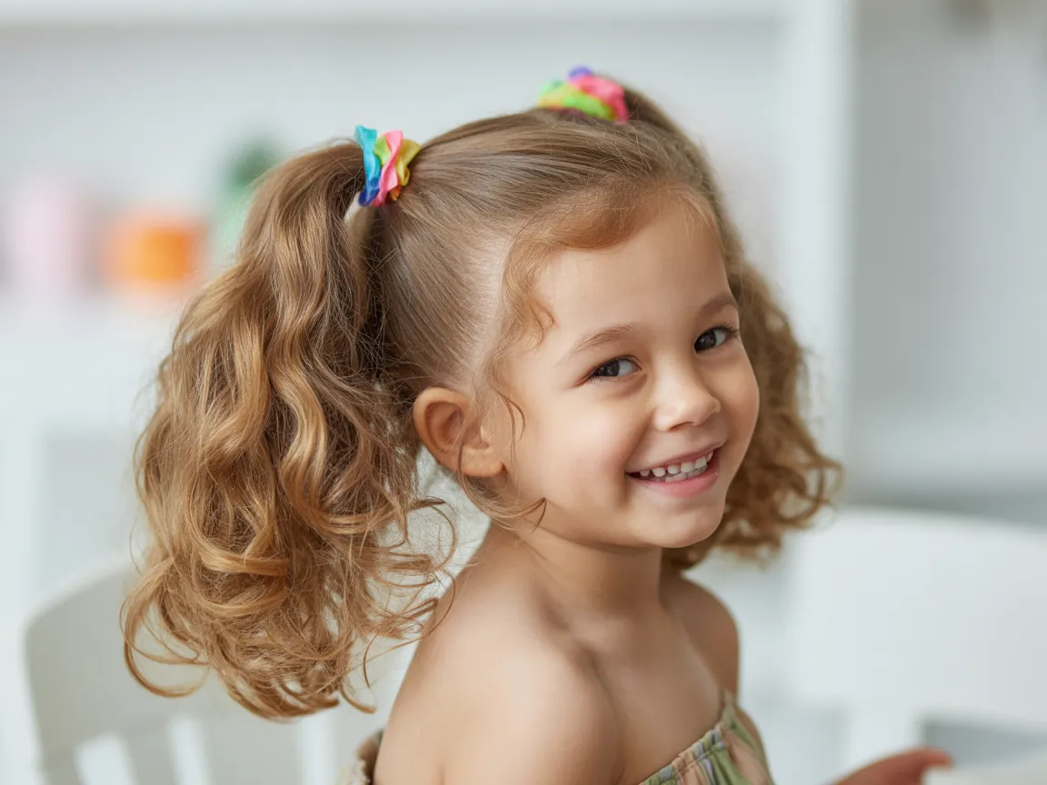 Kids Cute Ponytail