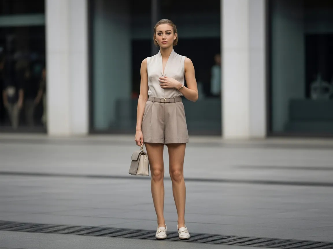 Vintage Tailored Shorts