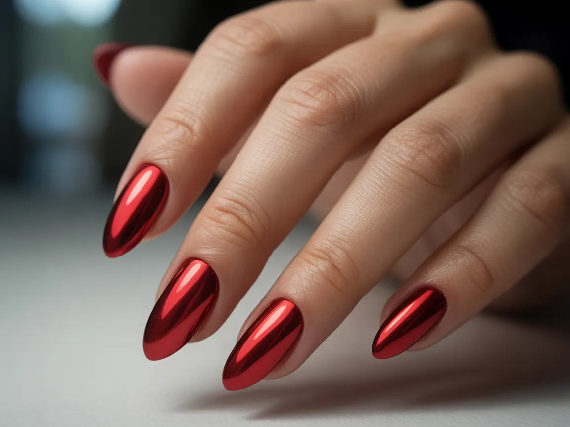 Almond Red Chrome