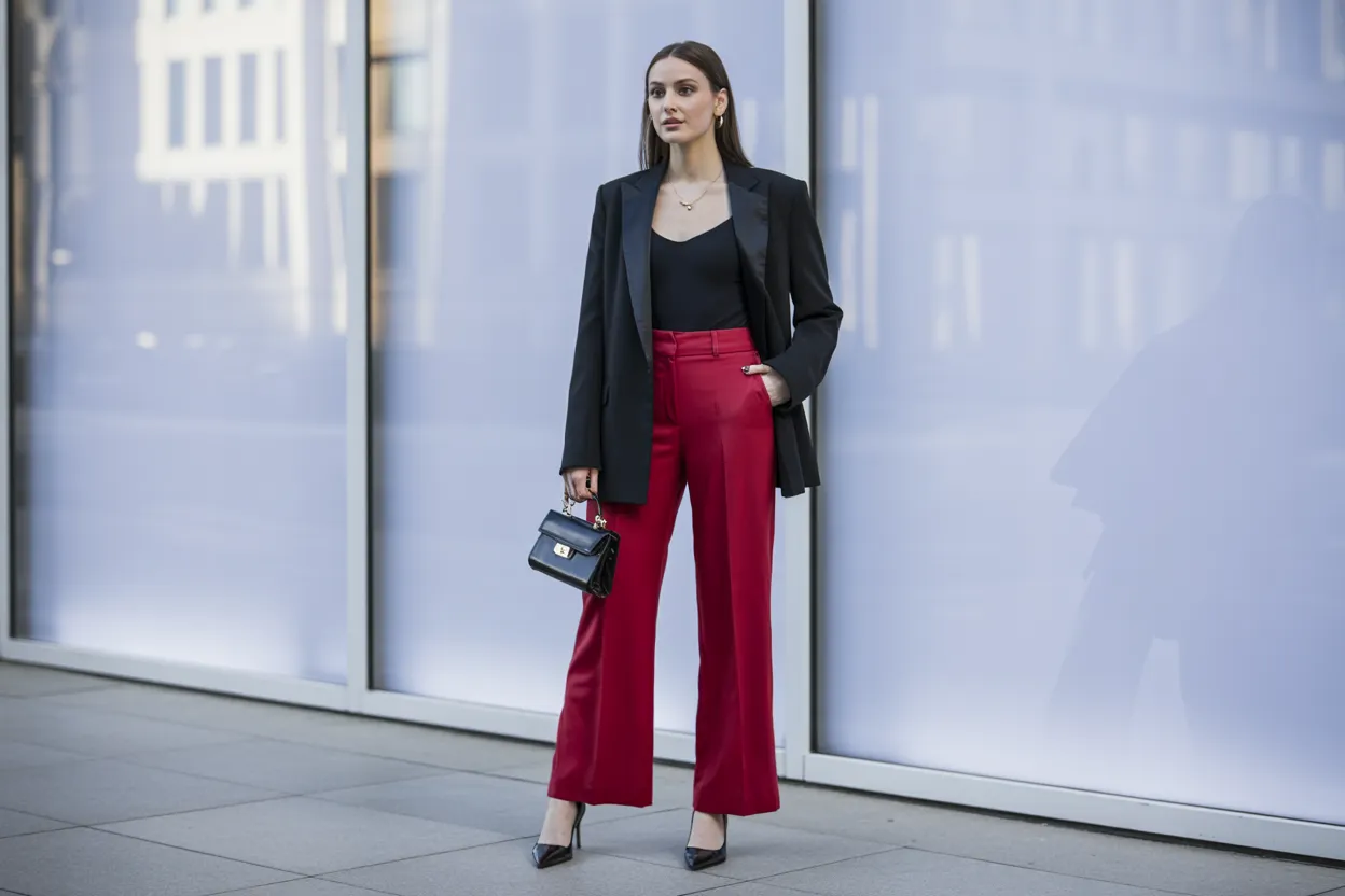 Black Blazer Contrast