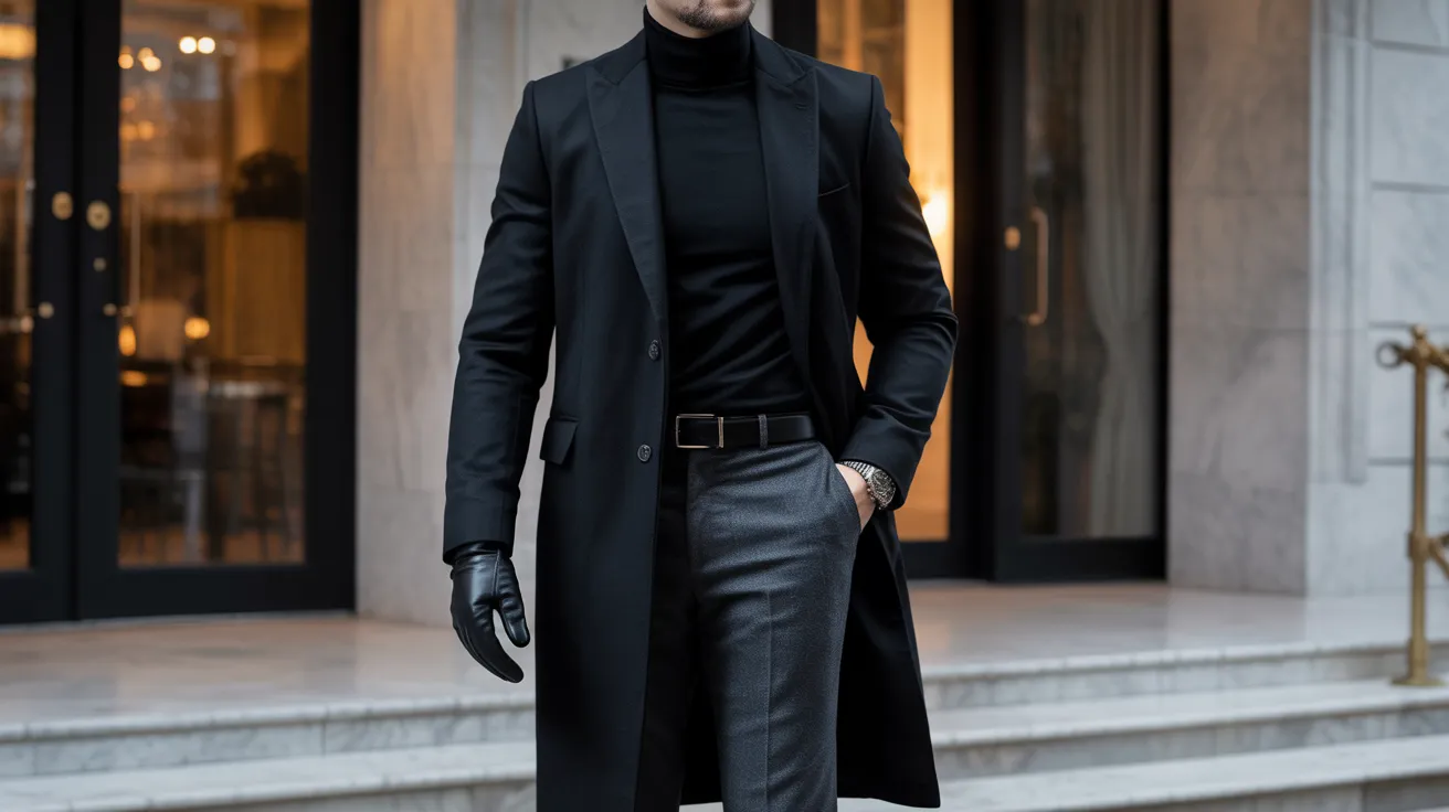 Black Coat Minimalism
