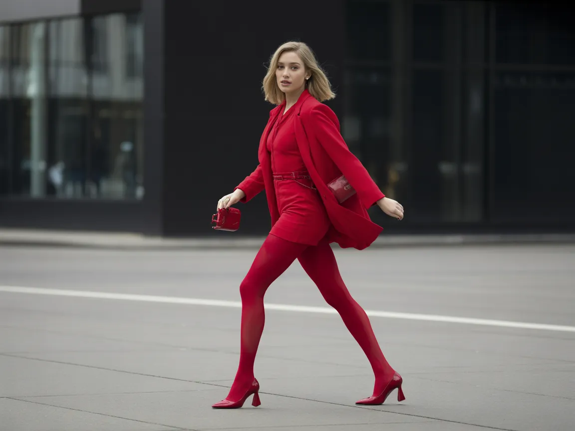 Monochrome Red Style