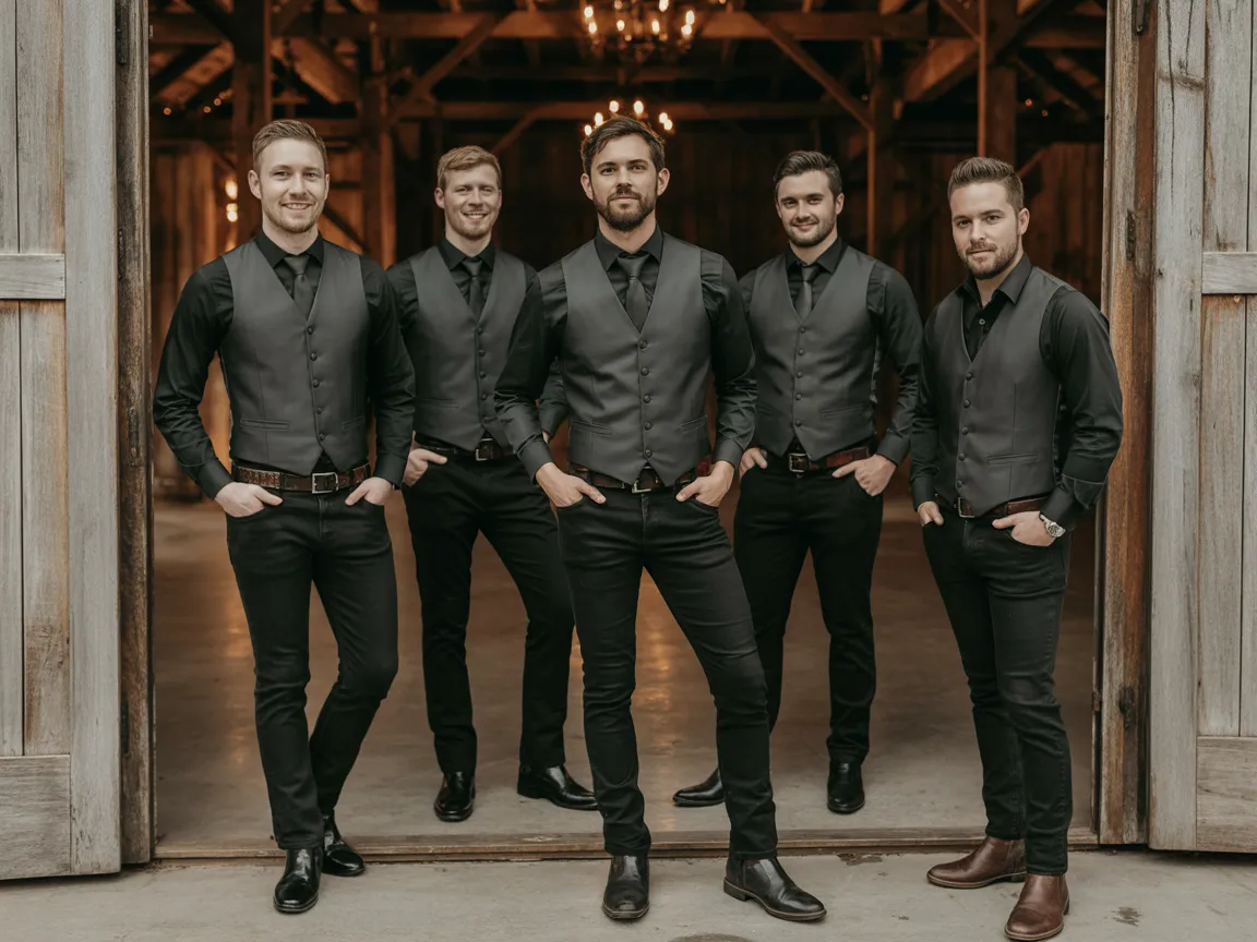 Black Rustic Formal