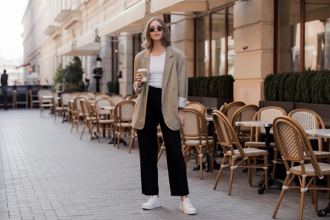 Blazer And Sneakers