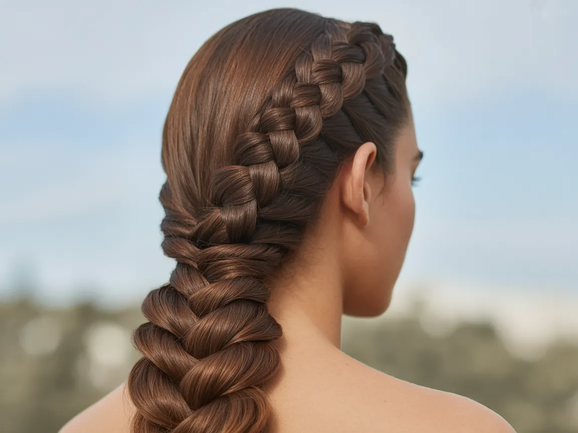 Braided Ponytail Style